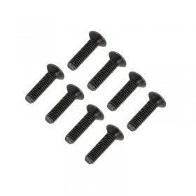 FTX Flat Head Hex Screw M3x12mm (8pc)